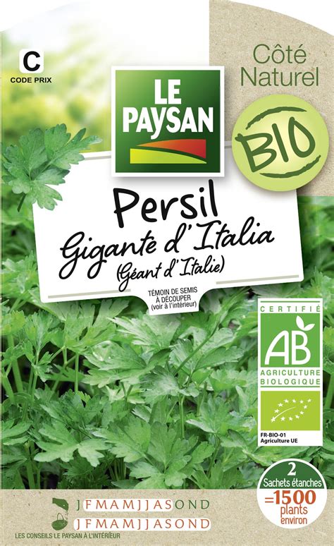 PERSIL GEANT D Italie Le Paysan Semences Et Accessoires Pour