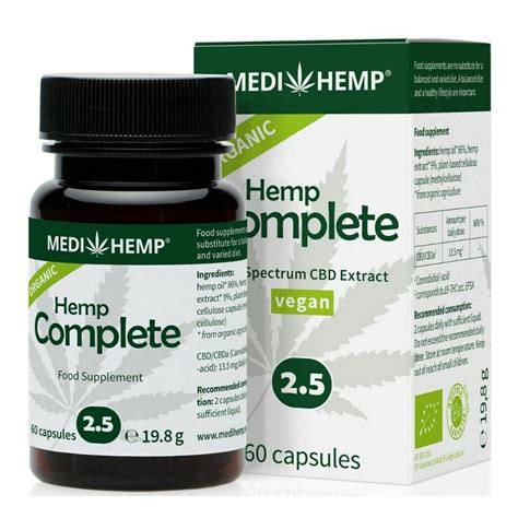 Ulei De Canepa Bio Hemp Complete Cbd Capsule Med Farmacia