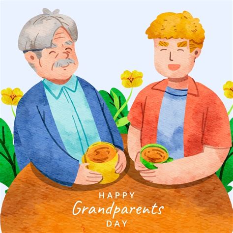 Grandparents Day Art Vectors & Illustrations for Free Download