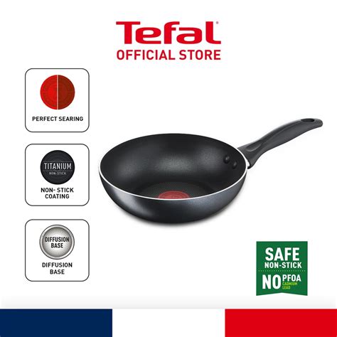 Tefal Cook Clean Frypan 28cm Non Stick Cookware Titanium Non Stick