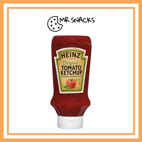 Heinz Organic Tomato Ketchup 500ml Lazada