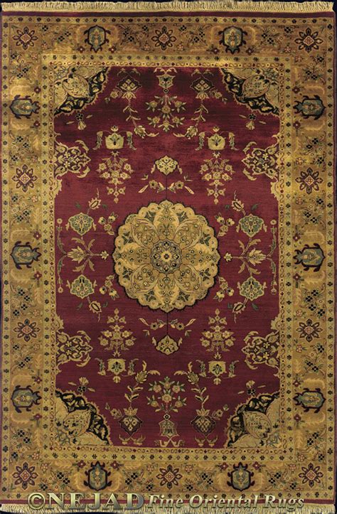 Tabriz Rug Medallion Nejad M022brgo Signature Masterpiece