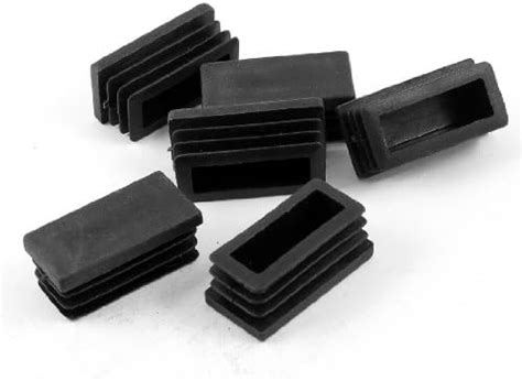 Sourcing Map Plastic Rectangle Blanking End Caps Tube Inserts Mm X