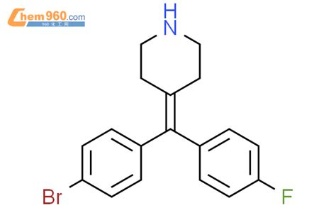 93076 11 0 Piperidine 4 4 bromophenyl 4 fluorophenyl methylene 化学式