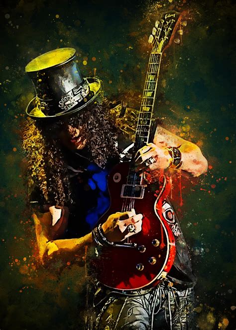 Wall Art Print Splatter Guitarist Europosters