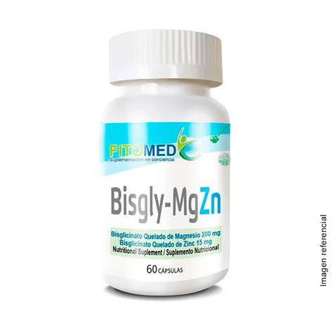 Bisgly Mg Zinc X C Psulas Bioalba