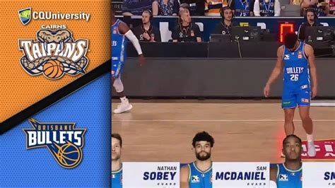 Nbl Mini Brisbane Bullets Vs Cairns Taipans Extended Highlights