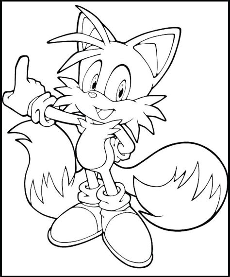 Sonic And Tails Coloring Pages at GetColorings.com | Free printable ...