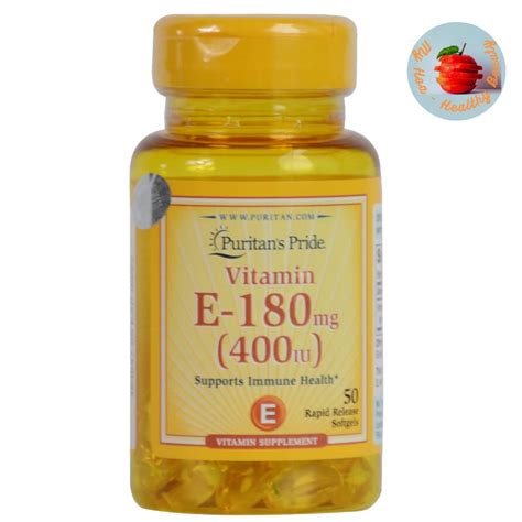 Vitamin E 400 IU Puritan s Pride Viên uống bổ sung vitamin E giúp