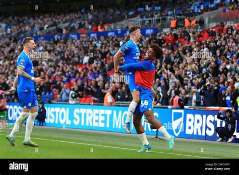 London UK 07th Apr 2024 GOAL Harrison Burrows Of Peterborough