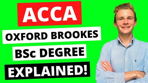 ⭐️ What Is The Acca Oxford Brookes Bsc Degree ⭐️ Youtube