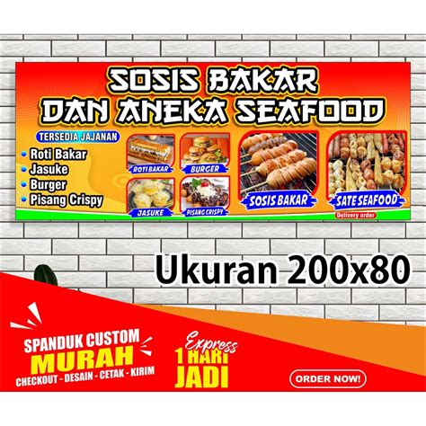 Spanduk Warung Spanduk Sosis Spanduk Sosis Bakar Spanduk Kuliner The