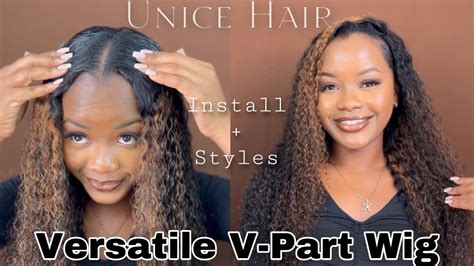 Versatile V Part Wig Install Style Quick And Easy V Part Wig Ft