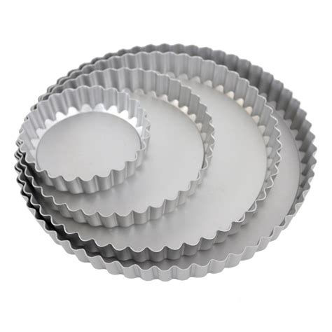 loose bottom flan pan fluted flan baking tin quiche tins