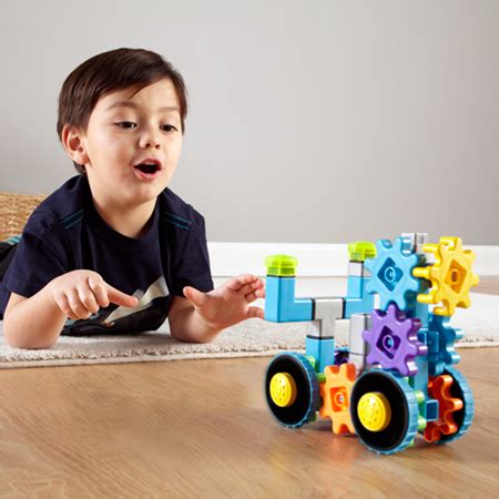 Obetty.com.ua | Развивающий конструктор с шестеренками Погрузчик (43 шт ...