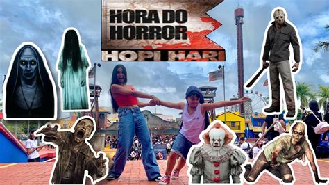 Fui Na Hora Do Horror Hopi Hari 2022 Youtube