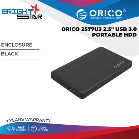 Orico Enclosure External Hdd U Usb Black Lazada