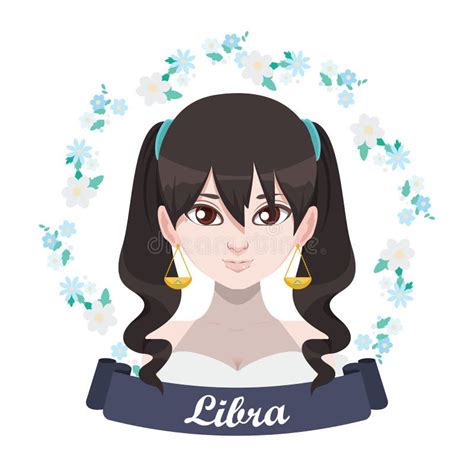 Ejemplo De La Muestra Del Zodiaco Libra Ilustraci N Del Vector