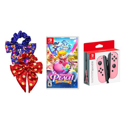 Princess Peach Showtime Nintendo Switch With Pastel Pink Joy Con