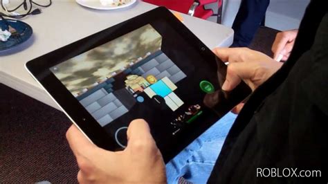 Testing Roblox On The Ipad At Roblox Hq Youtube