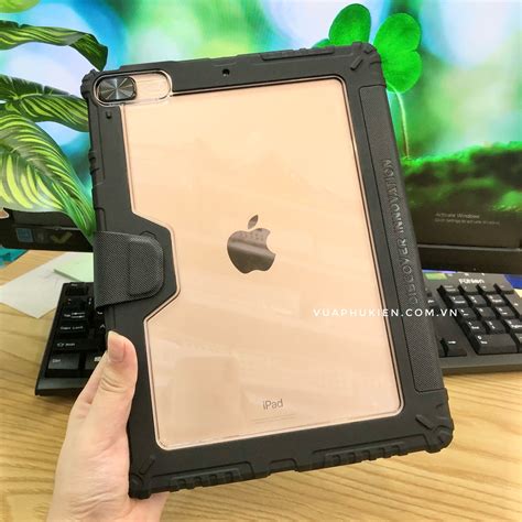 Bao da iPad 10 2 inch Gen 7 8 9 Nillkin Bumper Leather Case Pro siêu