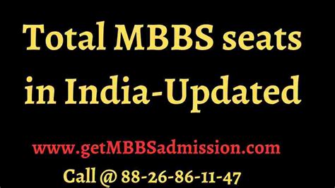 Mbbs Seats In India Get Admission