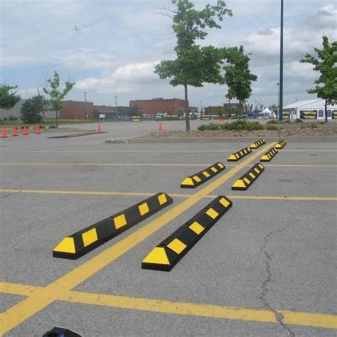 Rubber Wheel Stops Car Park Parking Stopper Low Priced Quality