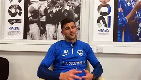 Pompey V Port Vale John Mousinho S Pre Match Verdict Video Dailymotion