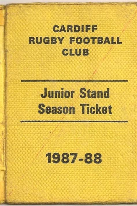 19871988 Cardiff Rugby Museum