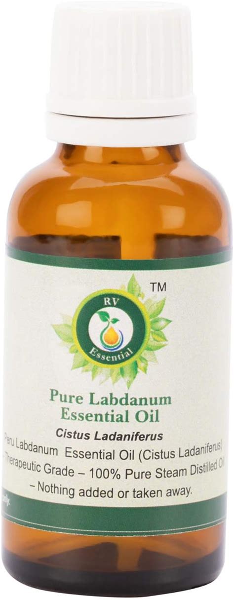 R V Essential Huile Essentielle De Labdanum Pur Ml Oz Cistus