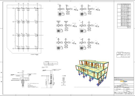 Projeto Estrutural Desenho Técnico Eng Online Projetos