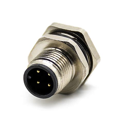 M Panel Receptacles A Code Straight Pin Male Non Shield Connector