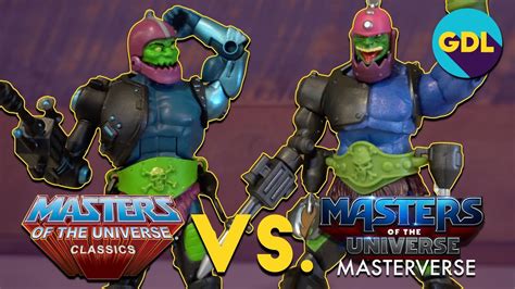 Motu Classics Vs Masterverse Trap Jaw Youtube