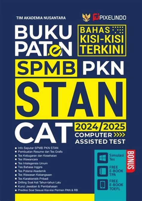 Jual Buku Paten Bahas Kisi Kisi Terkini SPMB PKN STAN 2024 2025 Karya