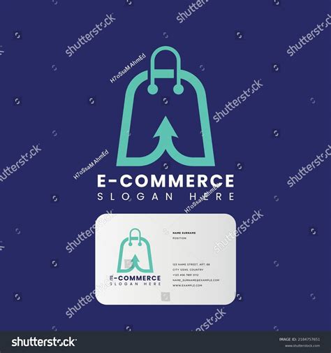 Online Shop Logo Designs Template Illustration Stock Vector Royalty