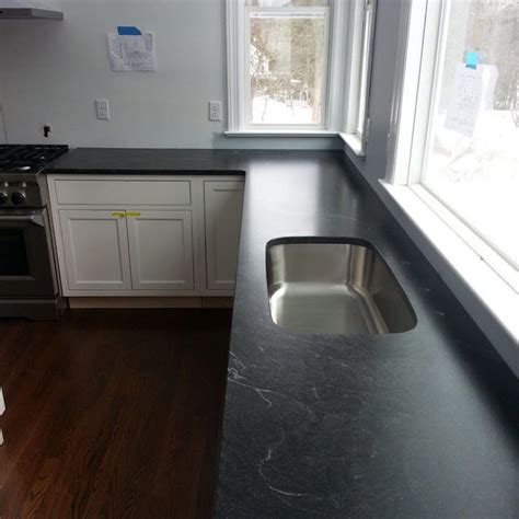 Jet Mist Honed Granite Countertops