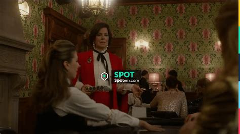 Sandro Neck Tie Silk Crepe Shirt Worn By Margaret Marcia Gay Harden