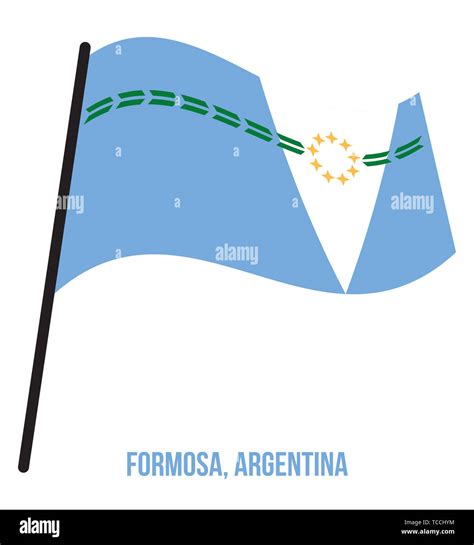 Formosa Flag Waving Vector Illustration On White Background Flag Of