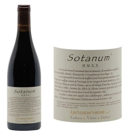 IGP Collines Rhodaniennes Syrah Sotanum 2020 Les Vins De Vienne