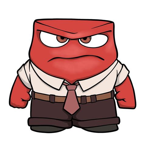 Learn How To Draw Anger From Inside Out Easily In Anger