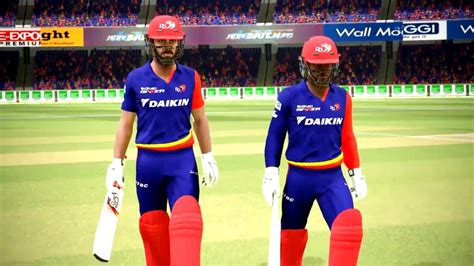 45th Match IPL 2018 DD Vs RCB Ashes Cricket Gameplay YouTube