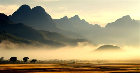 Misty African Mountain Landscape 015 by LowThunders on DeviantArt