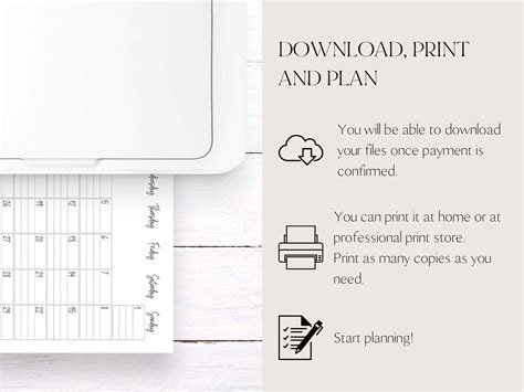 A3 2023 Calendar Printable Calendar 2023 Yearly Calendar - Etsy