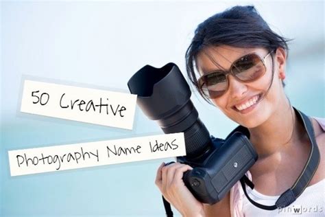 50 Creative Photography Name Ideas | FeltMagnet