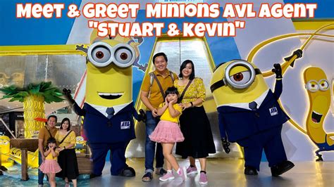 Meet Greet Minions Avl Agent Stuart And Kevin Kota Kasablanka Jakarta