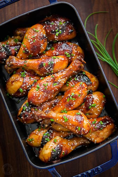 These Baked Honey Glazed Chicken Drumsticks Are Finger Lickin Good