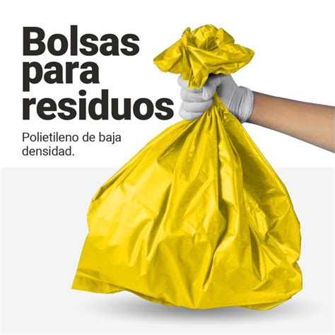 Bolsas Amarillas Para Basura 220 L 2 Micras 100 Uds Generico