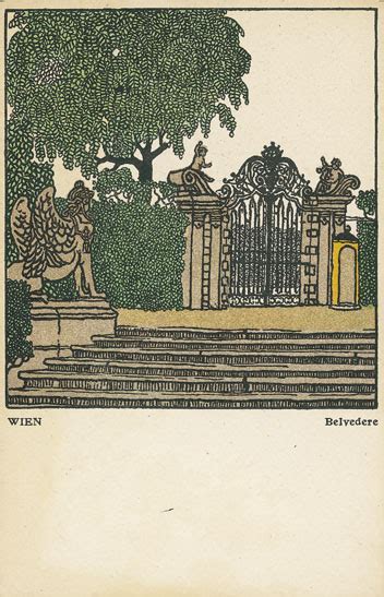 Litho Ww Karl Schwetz Wiener Werkst Tte Postkarten