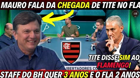 MAURO CEZAR FALA Da CHEGADA De TITE No FLAMENGO DETALHES DA