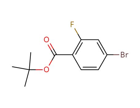 Bromo Fluoro Benzoic Acid Tert Butyl Ester Casno